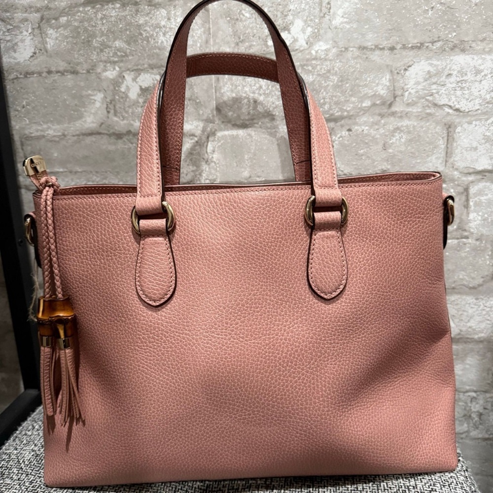 Authentic Gucci Blush Leather Satchel